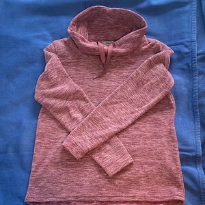 Bass Heathered Funnel Neck Fleece Pullover